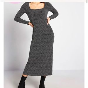 ModCloth polka dot long sleeve dress